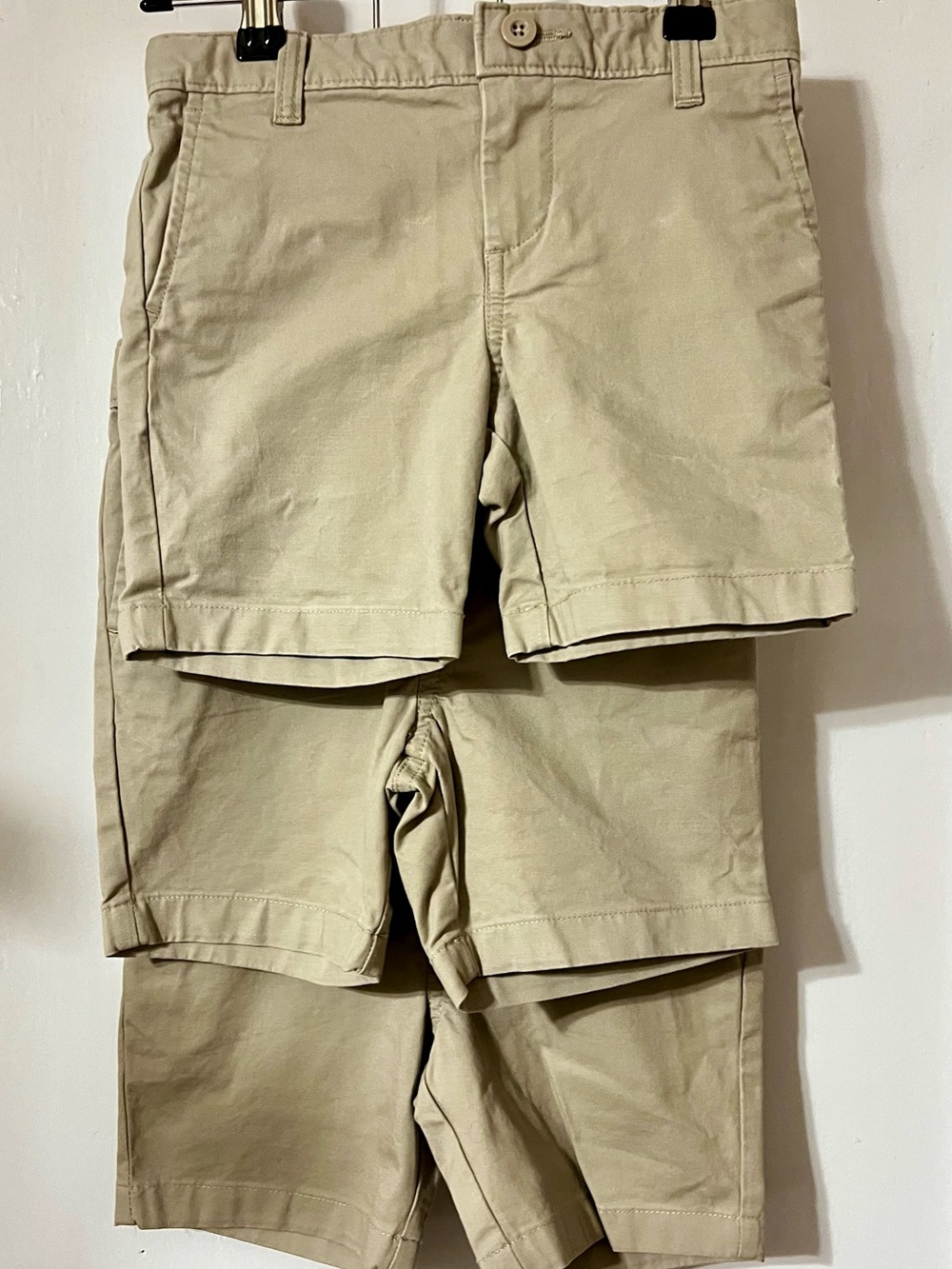 Class Club Khaki Flat-Front Kids Chino Shorts